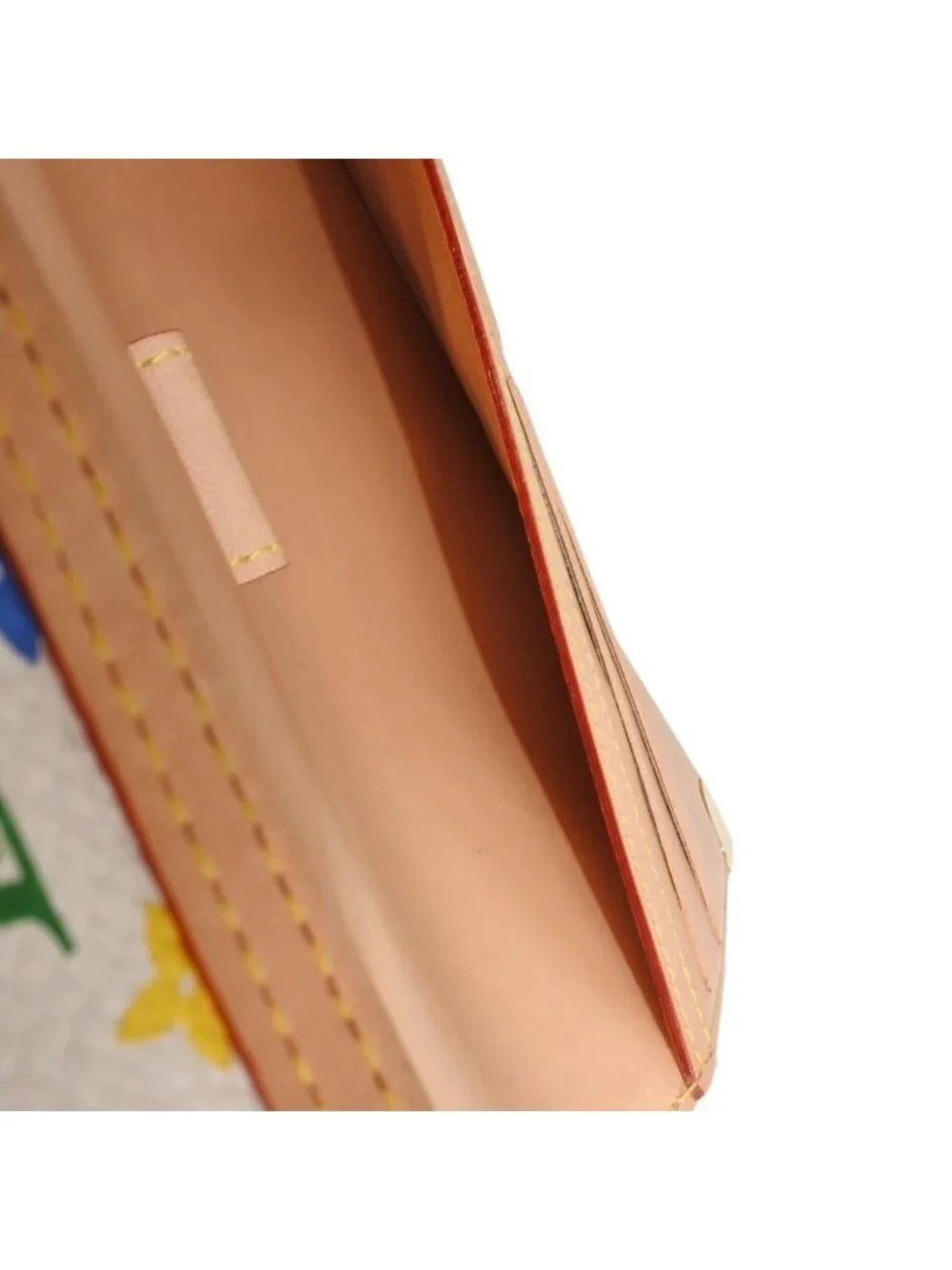 Louis Vuitton Porte Tresor International Wallet Takashi Murakami White